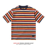 Men T-shirt Summer Cotton Short Sleeve T-shirt Loose