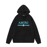 Amiri Hoodie AMI Micro Label Letter Print Pattern Hooded Sweater