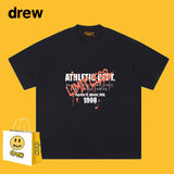 Drew T Shirts Smiley Face Short Sleeve T-shirt