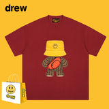 Drew T Shirts Teddy Bear Smiley Printed T-shirt