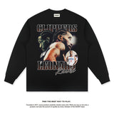 Nba Long Sleeve Shirt Cotton round Neck