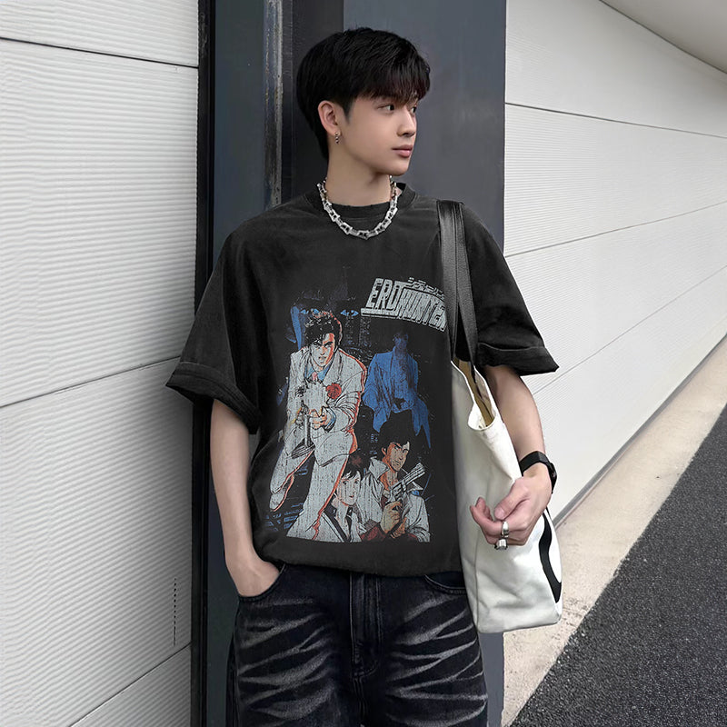 ERD T Shirts Short Sleeve T-shirt Loose Summer
