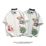 Men T-Shirts Summer Short Sleeve Shirt Male Couple Loose Casual