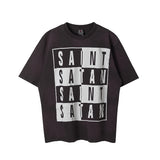 Mens Vintage T-Shirts Washing Water