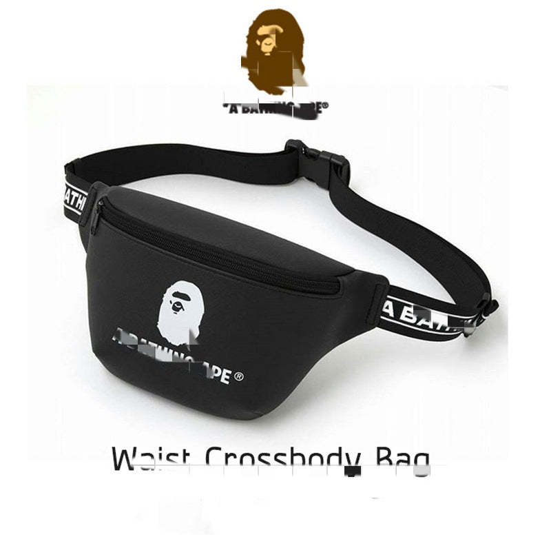 BAPE Black PU Leather