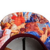 Trendy flat brimmed hat kingdom come prayer gesture summer