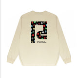 Purple Brand Long Sleeve T-Shirt Fashion Loose Long Sleeve Top