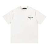 Fog Essentials T Shirts Letter Pattern Crew Neck Short Sleeves