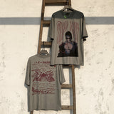 Men Vintage T-Shirts vintage old wash water short sleeve American vintage T-shirt
