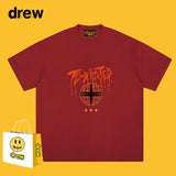 Drew T Shirts Short Sleeve Earth Print T-shirt