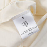 Fog Essentials T Shirts Spring Summer FOG Flocking Letter Crew Neck Short Sleeves