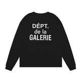 Gallery Dept Long Sleeve Shirt Alphabet Slogan Pocket Long Sleeve T-Shirt Bottom Shirt