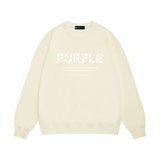 Purple Brand Sweatshirt Loose Crew Neck Sweater
