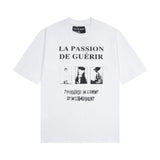 ERD T Shirts Cartoon Print Loose-Fitting Casual T-shirt Men