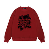 Purple Brand Sweatshirt Loose Crew Neck Sweater