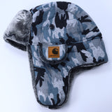 Carhartt Hat Camouflage Windproof Thickened Thermal Cap