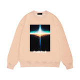 Purple Brand Sweatshirt Loose Crew Neck Sweater