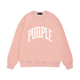Purple Brand Sweatshirt Loose Crew Neck Sweater