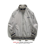 Men Jacket Spring Multicolor Jacket Coat Men's Loose All-Matching
