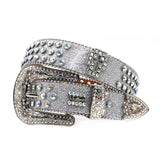 Hip-hop punk rhinestone belt punk style wide belt