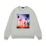 Purple Brand Sweatshirt Loose Crew Neck Sweater