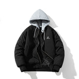 Mens Vintage Jackets Jacket Loose Baseball Suit Flight Suit Hooded