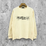 Purple Brand Long Sleeve T-Shirt Fashion Loose Long Sleeve Top