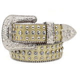 Hip-hop punk rhinestone belt punk style