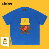 Drew T Shirts Teddy Bear Smiley Printed T-shirt