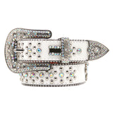 Hip-hop punk rhinestone belt punk style