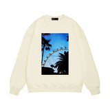 Purple Brand Sweatshirt Loose Crew Neck Sweater