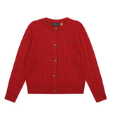 Ralph Lauren Knitted sweaters RL pips yarn knitted twist sweater cardigan