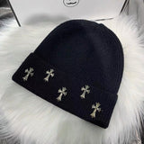 Chh Chrome Heart Beanie Knitted Hat Autumn Winter