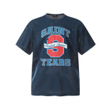 Unisex T-Shirts Saint Michael Mesh vintage Loose Sports T-Shirt