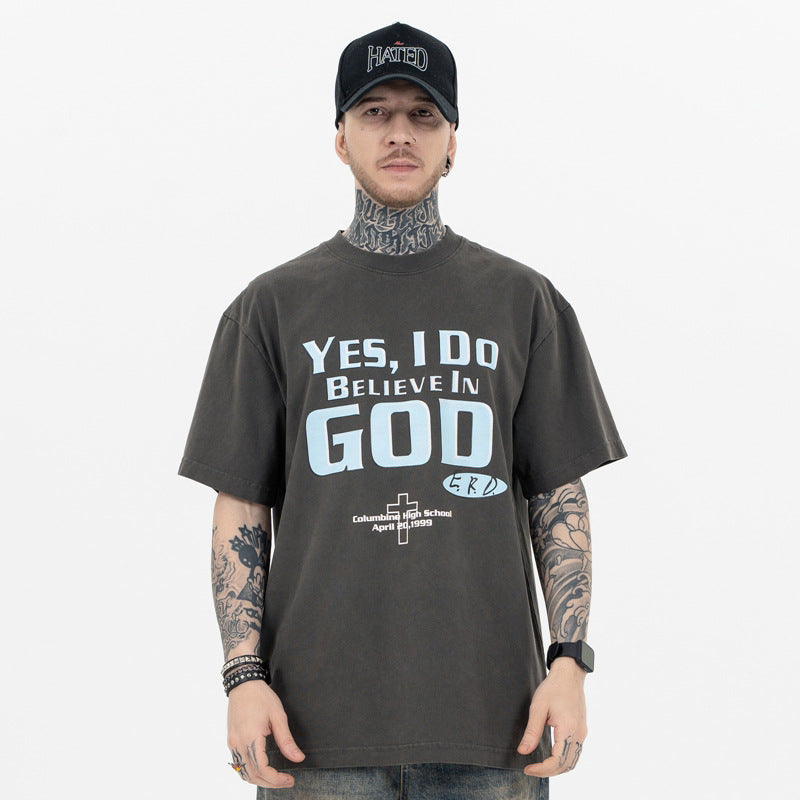 ERD T Shirts Spring and Summer Loose Short Sleeve T-shirt Men and Women
