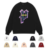 Purple Brand Sweatshirt Loose Crew Neck Sweater