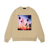 Purple Brand Sweatshirt Loose Crew Neck Sweater