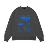 Purple Brand Sweatshirt Loose Crew Neck Sweater
