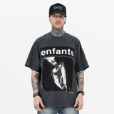 ERD T Shirts Spring and Summer Print Short Sleeve T-shirt for Men and Women