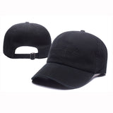 Trendy flat brimmed hat sun and wind soft hat