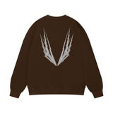 Purple Brand Sweatshirt Loose Crew Neck Sweater