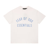 Fog Essentials T Shirts Spring/Summer FOG Double Line Letter Print Crew Neck Short Sleeves