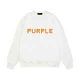 Purple Brand Sweatshirt Loose Crew Neck Sweater