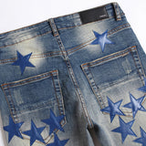 Amiri Jeans Stars Ripped Jeans
