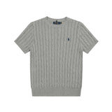 Ralph Lauren Knitted sweaters Ralph Lauren Knitted Short Sleeved Shirt Small Standard Twist Knitted Crew Neck Short Sleeve