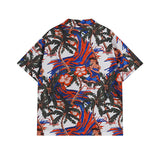 Rhude T Shirt Casual Short Sleeve Shirt Men's and Women's Shorts Shirt