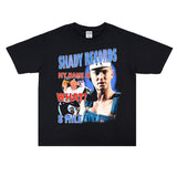 Rock Star T Shirt Rap Eminem Short-Sleeved T-shirt Loose Printed Street Men and Women