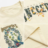 Men T-Shirts Summer Short-Sleeved T-shirt Men Loose Cotton Half Sleeves
