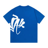 Synaworld T Shirts central cee Short Sleeve Classic Letter Print Loose Casual T-Shirt