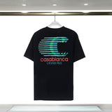 Casablanca T Shirts Fashion Loose Tee